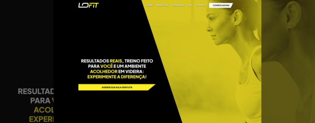 Landing Page – LoFit Studio de Treinamento Funcional