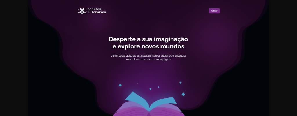 Landing Page – Encantos Literários